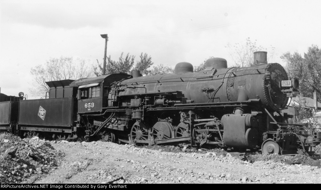 MILW 2-8-2 #653 - MIlwaukee Road